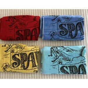 RARE Vintage Spain Souvenir Bath/Beach Towel 30”x 57” Choose your Color USA